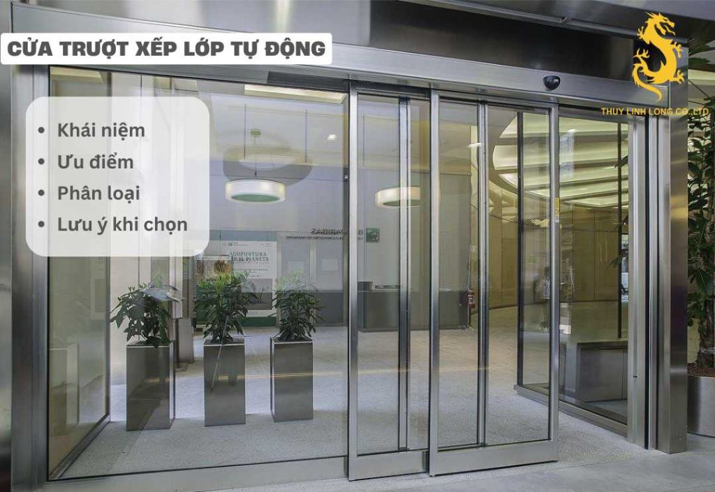 Cửa trượt xếp lớp tự động