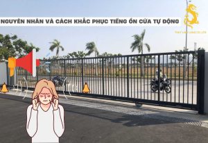 Cửa tự động phát ra tiếng ồn
