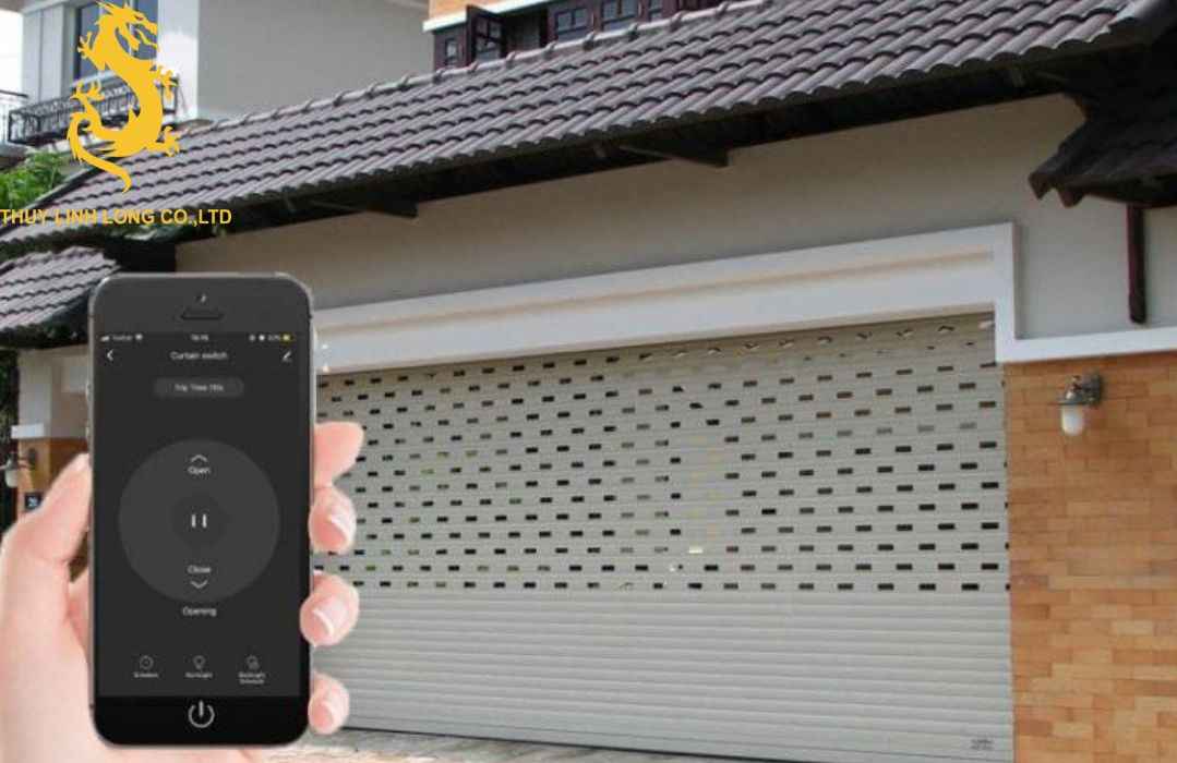 Điều khiển cửa cuốn từ xa với ứng dụng thông minh