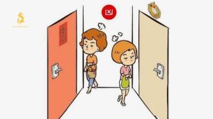 Cổng 2 nhà đối diện nhau thì thế nào?