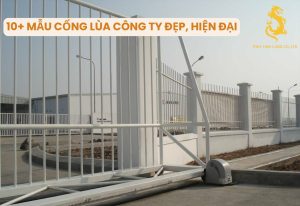Khám phá 10+ mẫu cổng lùa công ty hiện đại, tiện nghi và an toàn