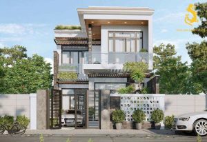 Cổng rộng tối thiểu từ 2.5m - 2.8m thì ôtô có thể vào được