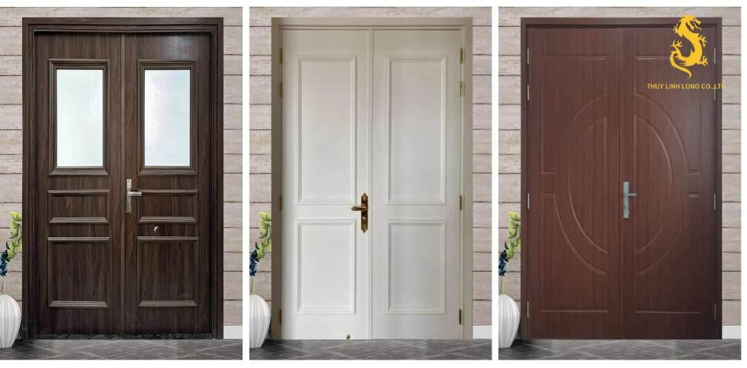 Cửa chính làm bằng chất liệu nhựa composite sợi thủy tinh