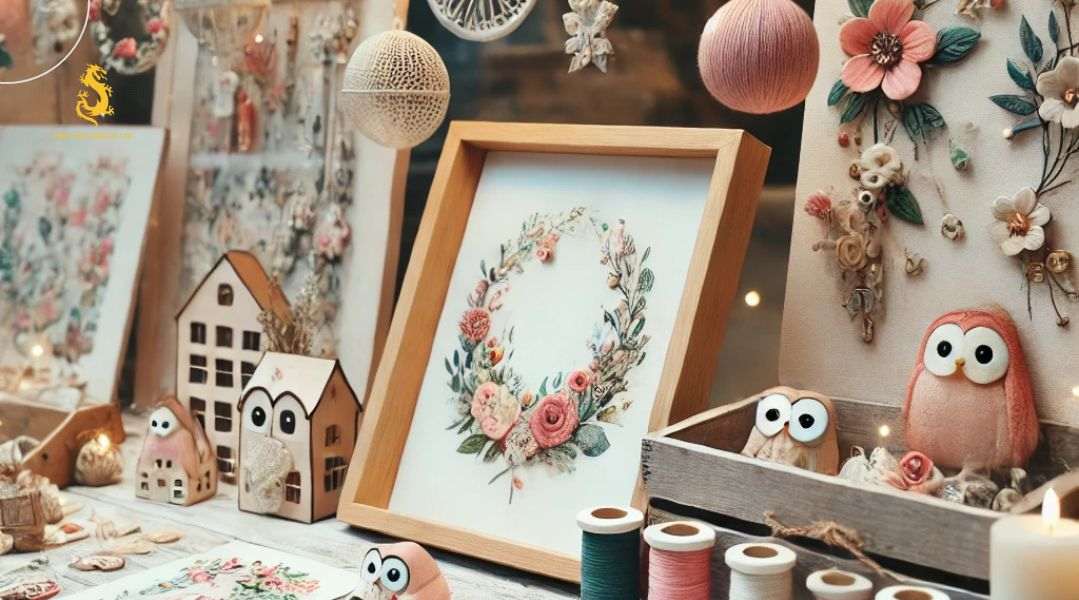 Sử dụng đồ thủ công khiến cửa kính của shop mang đậm dấu ấn cá nhân
