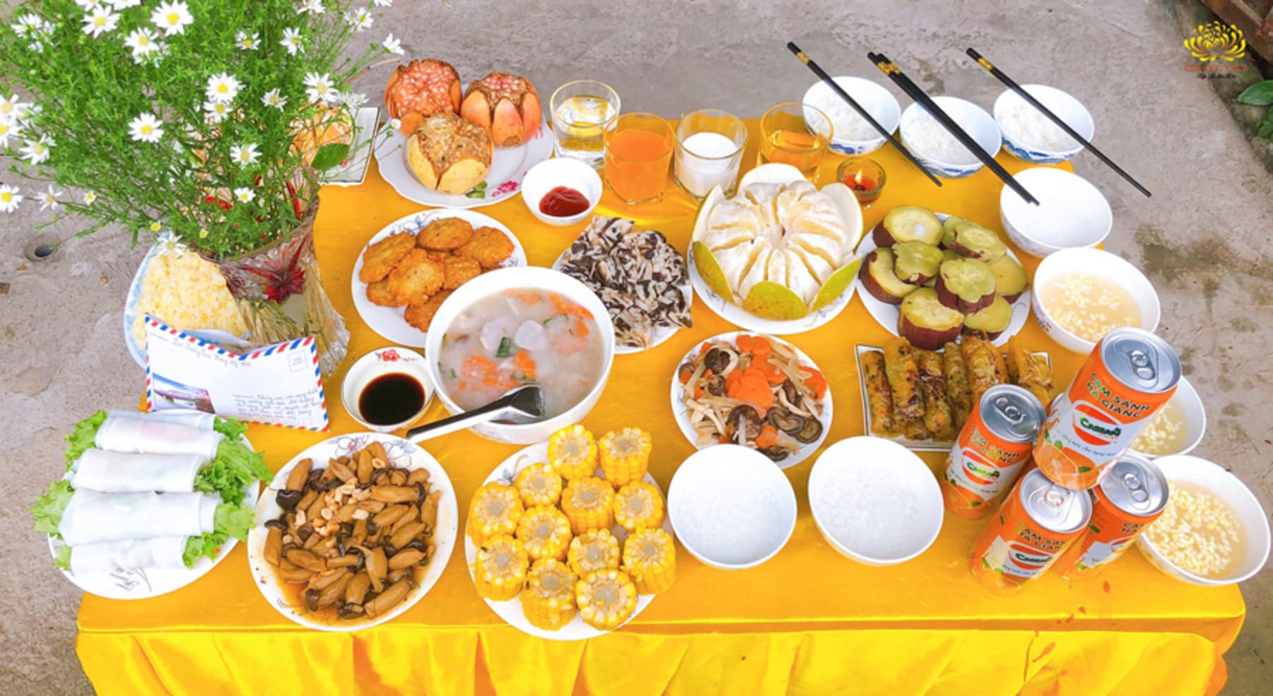 Bài trí bàn thờ và sắp xếp lễ vật