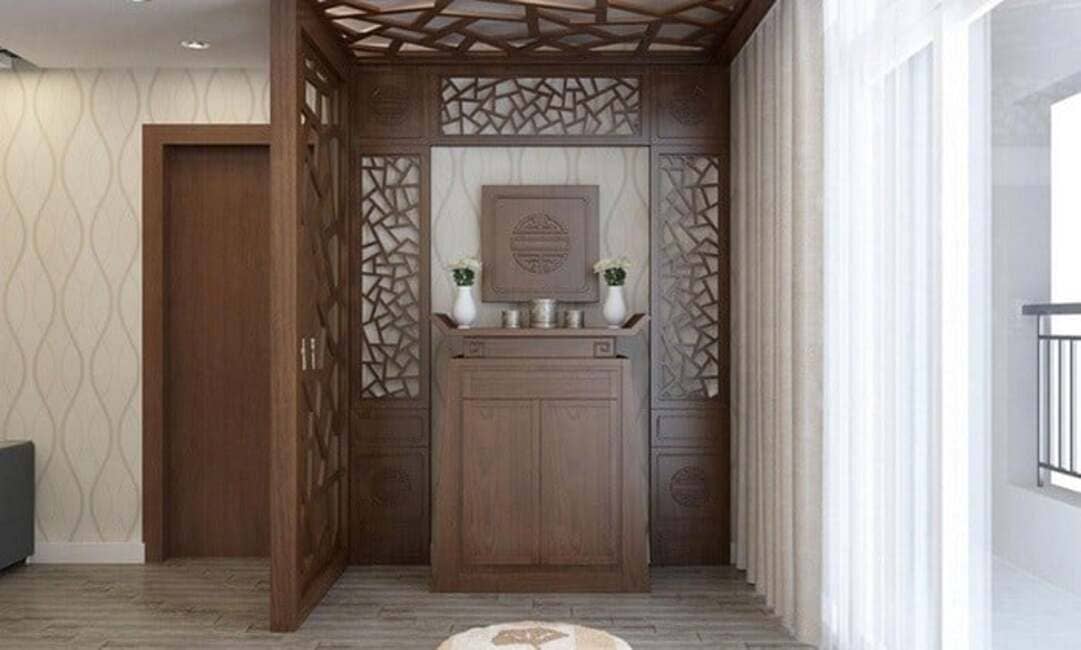 Bố trí nội thất tạo vách ngăn giả