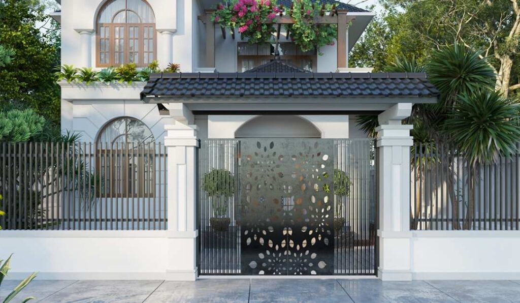 Các mẫu cổng nhà đẹp hiện đại