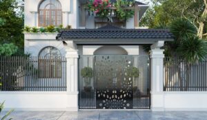 Các mẫu cổng nhà đẹp hiện đại