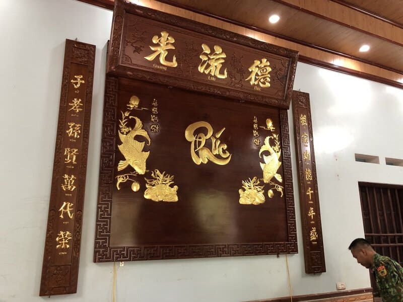 Kích thước và tỷ lệ câu đối phù hợp