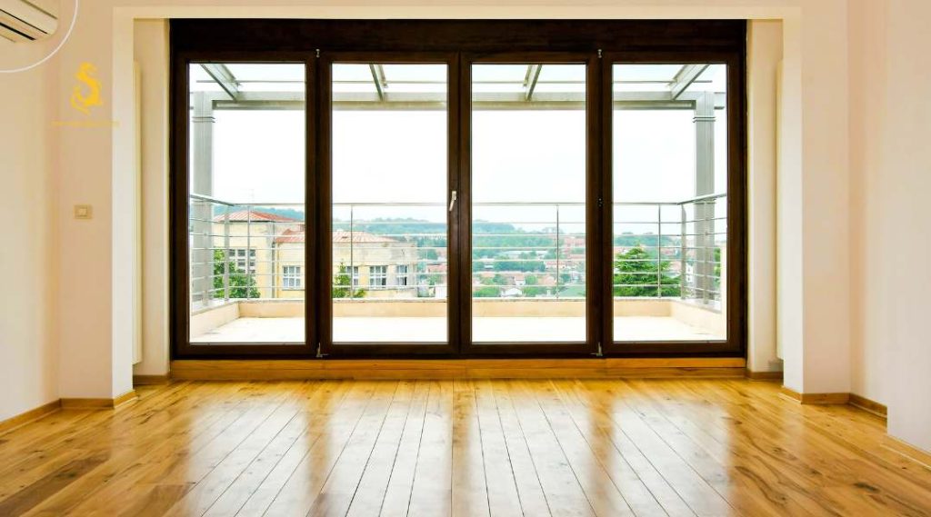 Mẫu cửa kính cường lực khung nhôm Xingfa có giá thành rẻ mà vẫn có chất lượng tốt