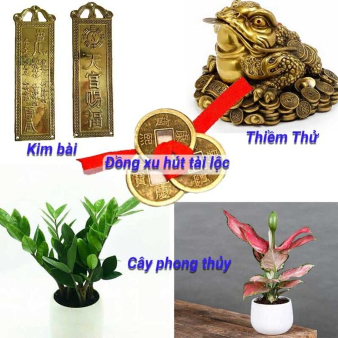Sử dụng vật phẩm phong thủy