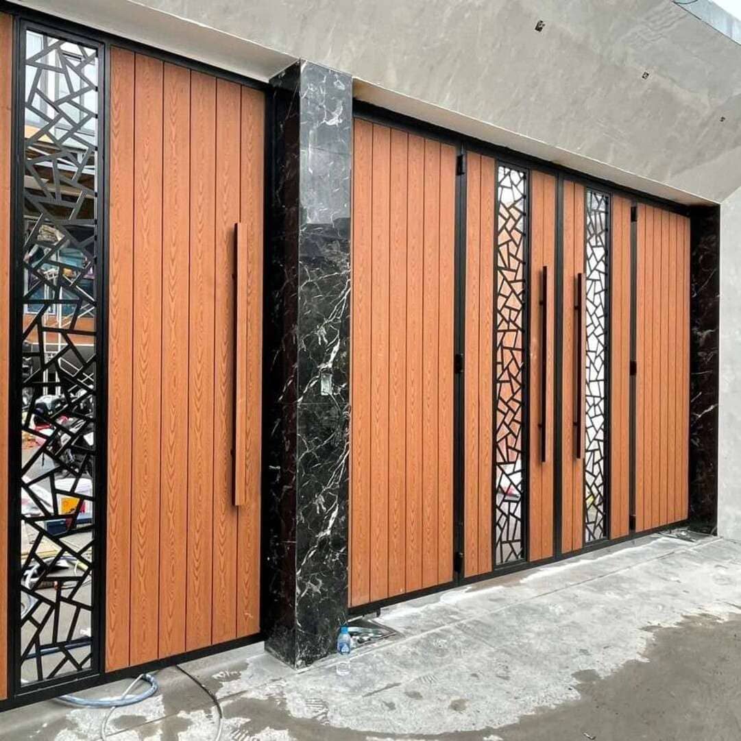 Vật liệu và màu sắc cổng nhà