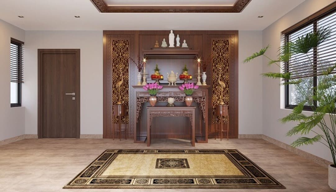Vị trí đặt bàn thờ phong thủy